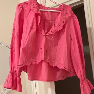 Free People Maisie Cutwork Top